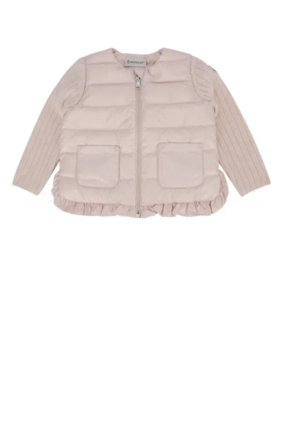 Moncler Kids' Cardigan In Neutral