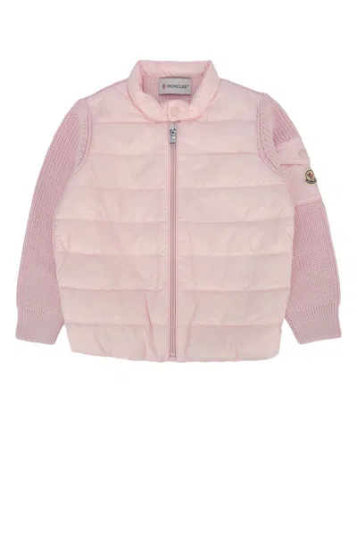 Moncler Kids' Cardigan In Neutral