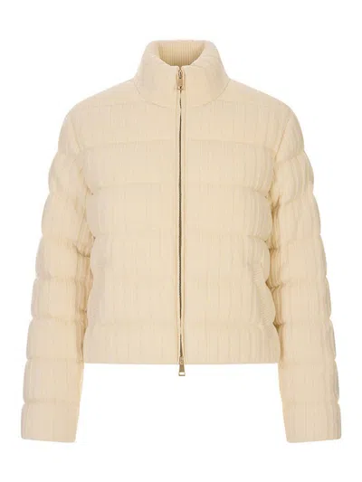 Moncler Cardigan In Nude