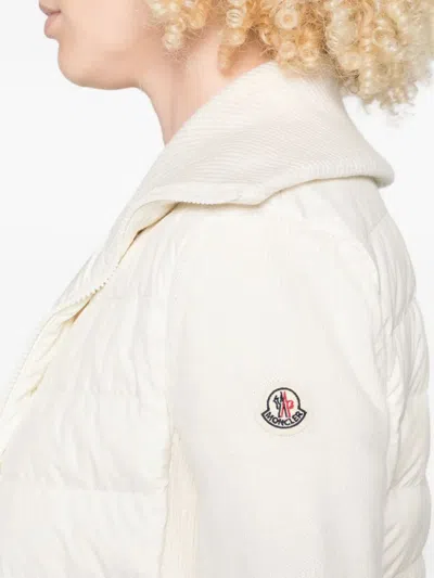 Moncler Cardigan In White