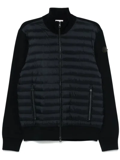 Moncler Panelled Jacket In Blue