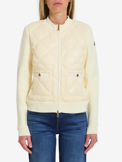 MONCLER CARDIGAN TRICOT CON ZIP