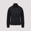 Moncler Cardigan Tricot Jacket Men In Black