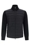 Moncler Cardigan Tricot In Black