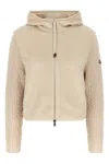 Moncler Cardigan Tricot In Neutral