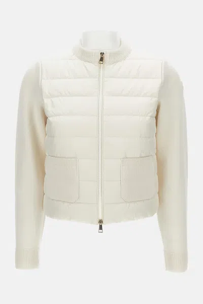 Moncler Cardigan In White