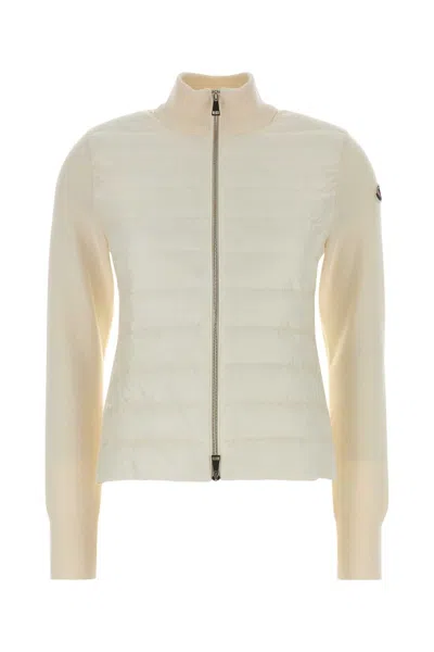 Moncler Cardigan In Neutral