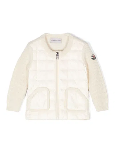 Moncler Kids' Cardigan In White