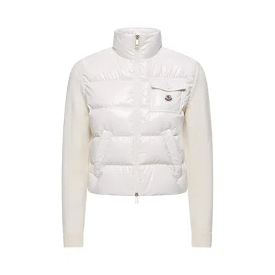 Pre-owned Moncler Cardigan 'white' | Women's Size L