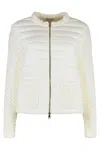 Moncler Cardigan With Padded Front Panel