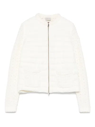 Moncler Cardigan With Padded Front Panel