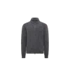 Moncler Alpaca And Wool Zip-up Cardigan In Gray