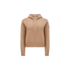 Moncler Cardigan Zippé En Laine Et Cachemire In Beige