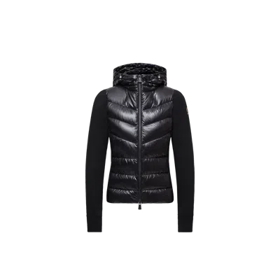 Moncler Padded Zip-up Hoodie, Women, Black, Size: Xs