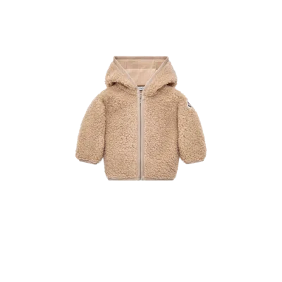 Moncler Cardigan Zippé En Teddy