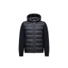 Moncler Blue Padded Zip-up Cardigan In Blue