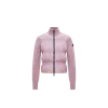 Moncler Padded Wool Zip-up Cardigan In Purple