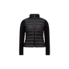 Moncler Padded Wool-blend Cardigan In Black