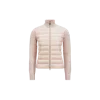 Moncler Quilted Shell And Wool Jacket In Rose