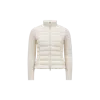 Moncler Padded Wool Zip-up Cardigan White In White