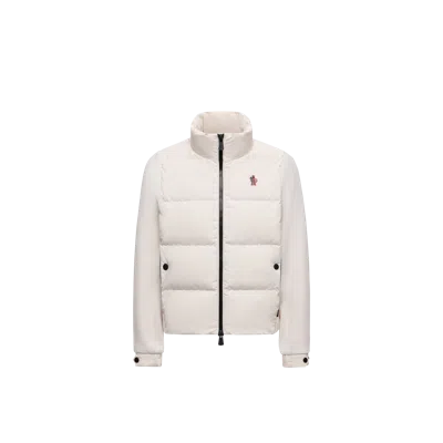 Moncler Polartec Padded Zip-up Hoodie, Women, White, Size: S In Neutral