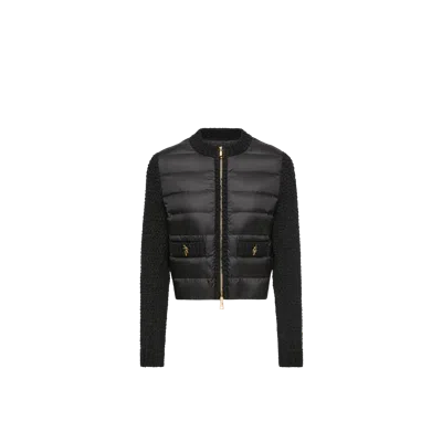 Moncler Padded Zip-up Cardigan, Women, Black, Size: S