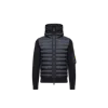 Moncler Padded Front Zip Jacket In Black