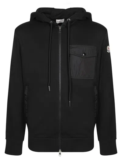 Moncler Cardigans In Black