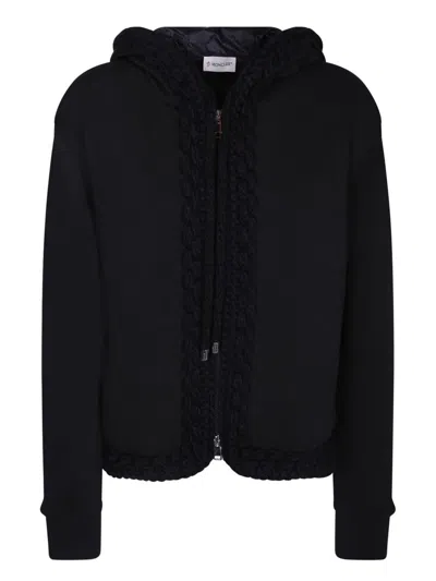 Moncler Cardigans In Black