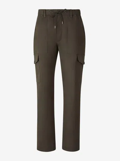 Moncler Cargo Fit Joggers In Green