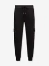 Moncler Jogginghose Aus Einem Baumwollgemisch In Black