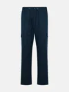 Moncler 'cargo' Navy Cotton Pants In Navy