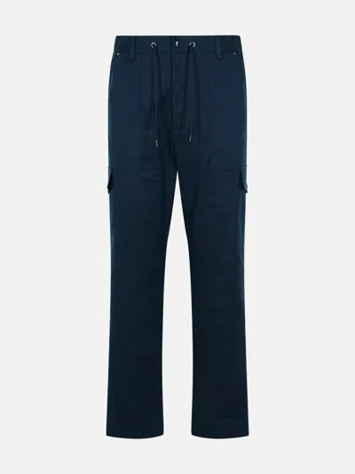 Moncler 'cargo' Navy Cotton Pants