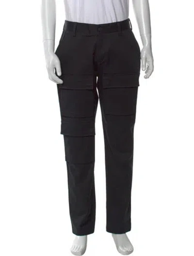 Pre-owned Moncler Cargo Pants In Black