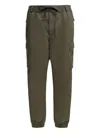 Moncler Utility Trousers Featuring Multiple Pockets In Green