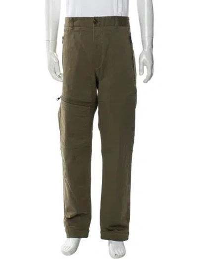 Pre-owned Moncler Cargo Pants In Green