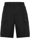 Moncler Cargo Shorts In Black