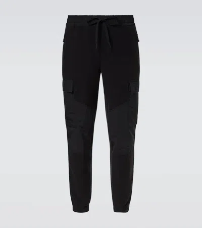Moncler Cargo Sweatpants In Black