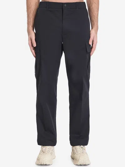 Moncler Cargo Trousers In Black
