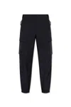 Moncler Straightleg Cargo Trousers In Black