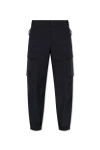 Moncler Straightleg Cargo Trousers In Nero