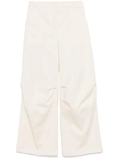 Moncler Cargo Trousers In Neutrals