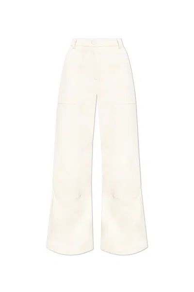 Moncler Cargo Trousers In Nude