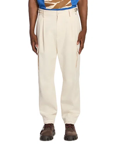 Moncler Cargo Trousers In White