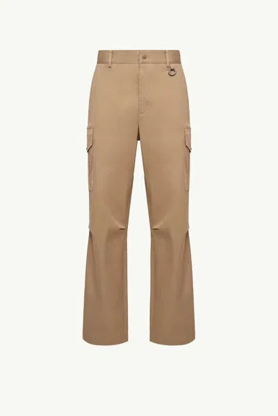Moncler Cargo-pocket Cargo Pants In Beige