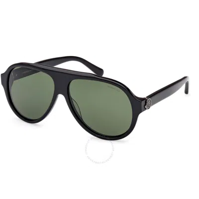 Moncler Caribb Green Pilot Men's Sunglasses Ml0265 01n 59