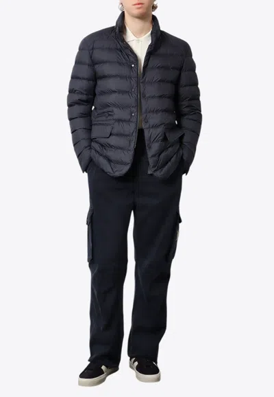 Moncler Carrelet Quilted Padded Jacket In Black