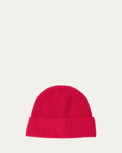 Moncler Cashmere Beanie In Red