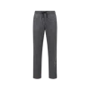 Moncler Joggers In Nylon And Cashmere Trousers Grey In Gray