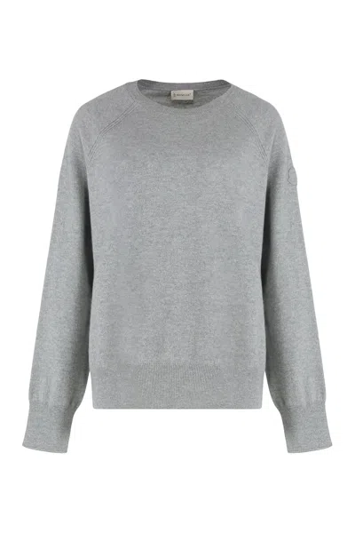 MONCLER MONCLER CASHMERE CREW NECK SWEATER